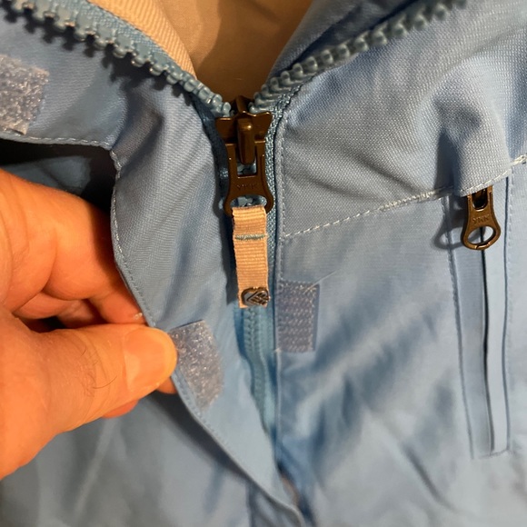 Columbia Interchange Snow Parka Women’s Size Medium Blue White Full Zip Two Pc - Picture 3 of 12